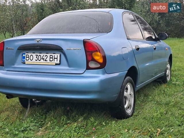 Синий Дэу Ланос, объемом двигателя 1.6 л и пробегом 175 тыс. км за 2350 $, фото 14 на Automoto.ua