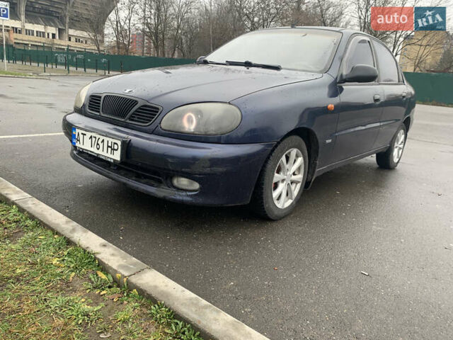 Синий Дэу Ланос, объемом двигателя 1.5 л и пробегом 329 тыс. км за 2400 $, фото 4 на Automoto.ua