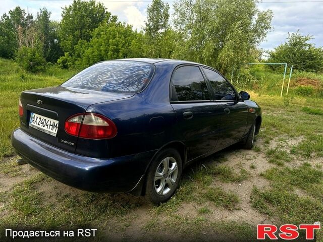 Синий Дэу Ланос, объемом двигателя 1.5 л и пробегом 150 тыс. км за 2800 $, фото 2 на Automoto.ua