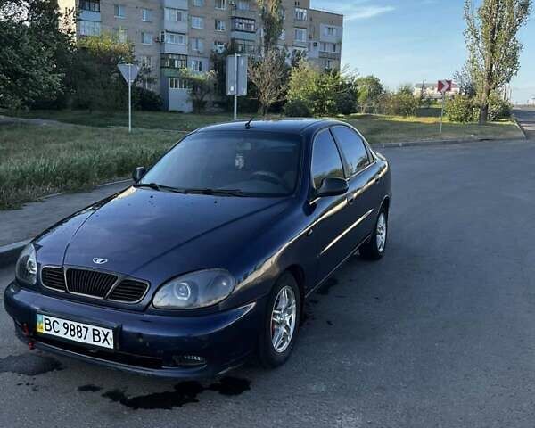 Синій Деу Ланос, об'ємом двигуна 1.6 л та пробігом 347 тис. км за 2400 $, фото 3 на Automoto.ua