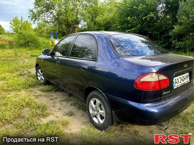 Синий Дэу Ланос, объемом двигателя 1.5 л и пробегом 150 тыс. км за 2800 $, фото 4 на Automoto.ua