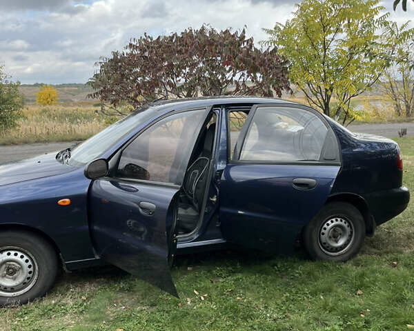 Синий Дэу Ланос, объемом двигателя 1.5 л и пробегом 220 тыс. км за 2300 $, фото 8 на Automoto.ua