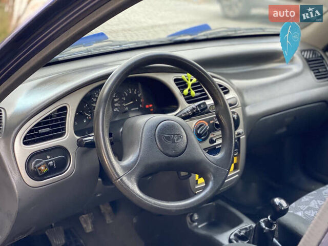 Синий Дэу Ланос, объемом двигателя 1.5 л и пробегом 197 тыс. км за 2550 $, фото 12 на Automoto.ua