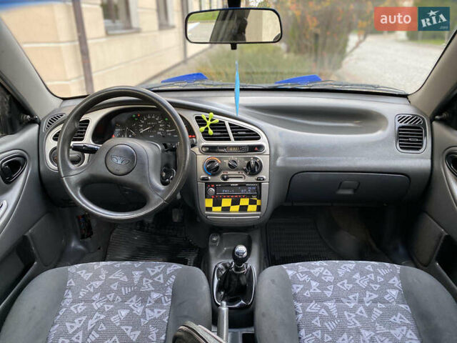 Синий Дэу Ланос, объемом двигателя 1.5 л и пробегом 197 тыс. км за 2550 $, фото 10 на Automoto.ua