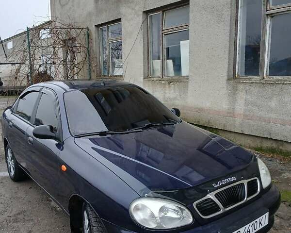 Синий Дэу Ланос, объемом двигателя 1.5 л и пробегом 220 тыс. км за 2600 $, фото 1 на Automoto.ua