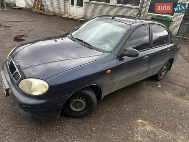 Синий Дэу Ланос, объемом двигателя 1.5 л и пробегом 270 тыс. км за 1600 $, фото 3 на Automoto.ua