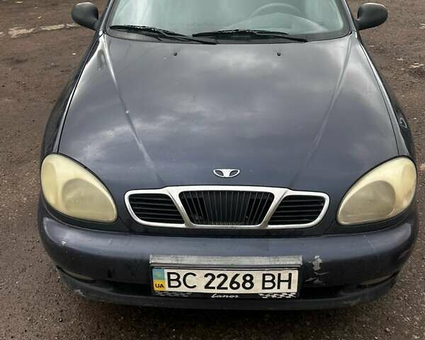 Синий Дэу Ланос, объемом двигателя 1.5 л и пробегом 270 тыс. км за 1600 $, фото 1 на Automoto.ua