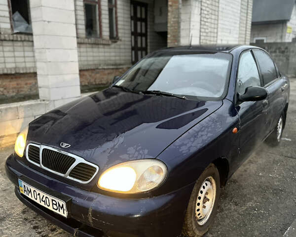 Синий Дэу Ланос, объемом двигателя 1.5 л и пробегом 303 тыс. км за 1450 $, фото 8 на Automoto.ua