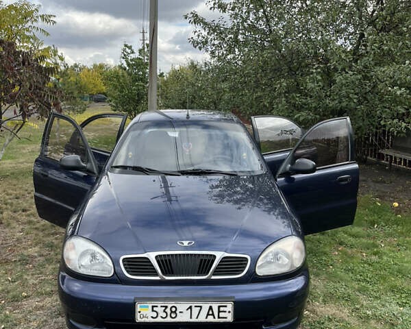 Синий Дэу Ланос, объемом двигателя 1.5 л и пробегом 220 тыс. км за 2300 $, фото 9 на Automoto.ua
