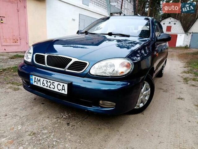 Синий Дэу Ланос, объемом двигателя 1.5 л и пробегом 212 тыс. км за 2550 $, фото 6 на Automoto.ua