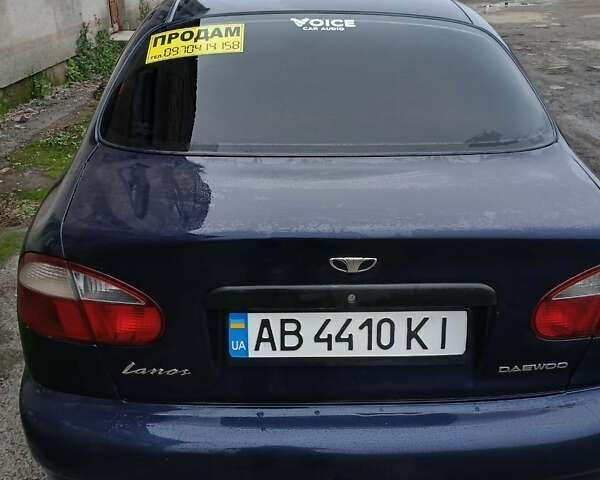 Синий Дэу Ланос, объемом двигателя 1.5 л и пробегом 220 тыс. км за 2600 $, фото 2 на Automoto.ua