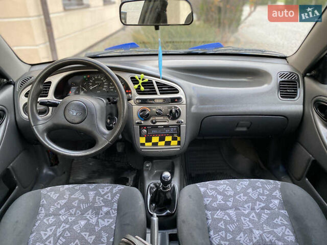 Синий Дэу Ланос, объемом двигателя 1.5 л и пробегом 197 тыс. км за 2550 $, фото 8 на Automoto.ua