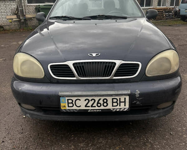 Синий Дэу Ланос, объемом двигателя 1.5 л и пробегом 270 тыс. км за 1600 $, фото 2 на Automoto.ua