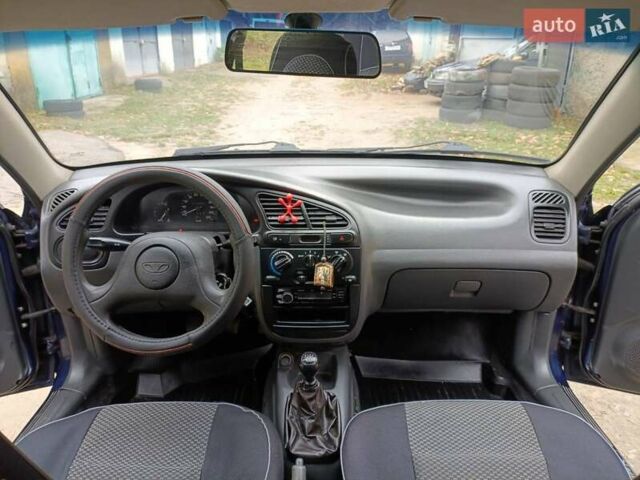 Синий Дэу Ланос, объемом двигателя 1.5 л и пробегом 212 тыс. км за 2550 $, фото 35 на Automoto.ua