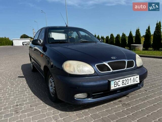 Синий Дэу Ланос, объемом двигателя 1.5 л и пробегом 254 тыс. км за 1800 $, фото 1 на Automoto.ua