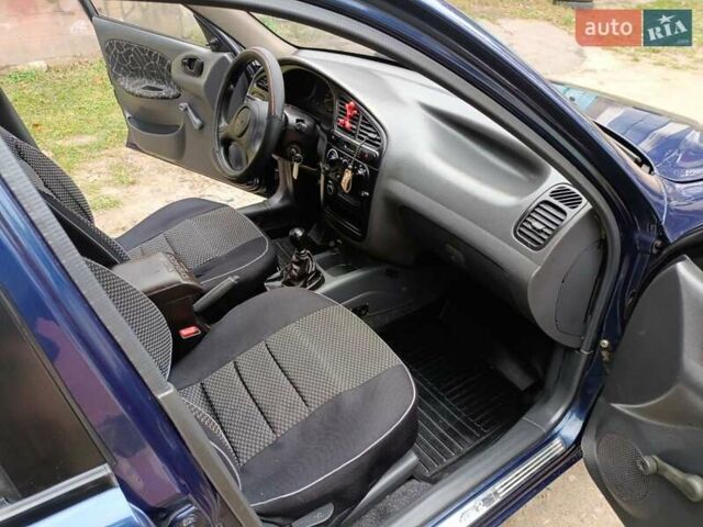 Синий Дэу Ланос, объемом двигателя 1.5 л и пробегом 212 тыс. км за 2550 $, фото 29 на Automoto.ua