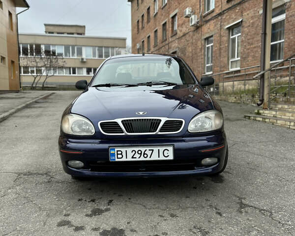 Синий Дэу Ланос, объемом двигателя 1.5 л и пробегом 320 тыс. км за 2500 $, фото 5 на Automoto.ua