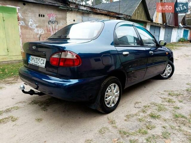 Синий Дэу Ланос, объемом двигателя 1.5 л и пробегом 212 тыс. км за 2550 $, фото 14 на Automoto.ua