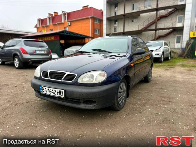 Синий Дэу Ланос, объемом двигателя 1.5 л и пробегом 180 тыс. км за 2100 $, фото 2 на Automoto.ua