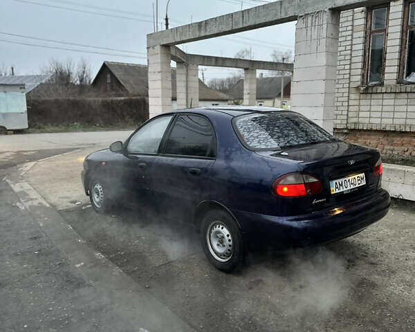 Синий Дэу Ланос, объемом двигателя 1.5 л и пробегом 303 тыс. км за 1450 $, фото 5 на Automoto.ua