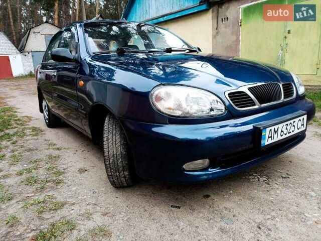 Синий Дэу Ланос, объемом двигателя 1.5 л и пробегом 212 тыс. км за 2550 $, фото 3 на Automoto.ua
