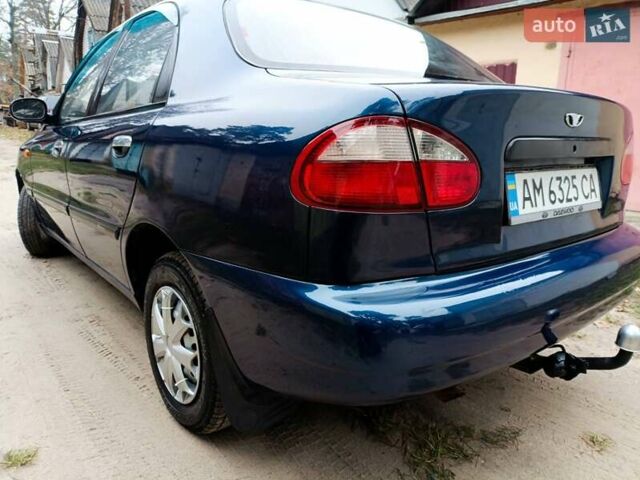 Синий Дэу Ланос, объемом двигателя 1.5 л и пробегом 212 тыс. км за 2550 $, фото 13 на Automoto.ua