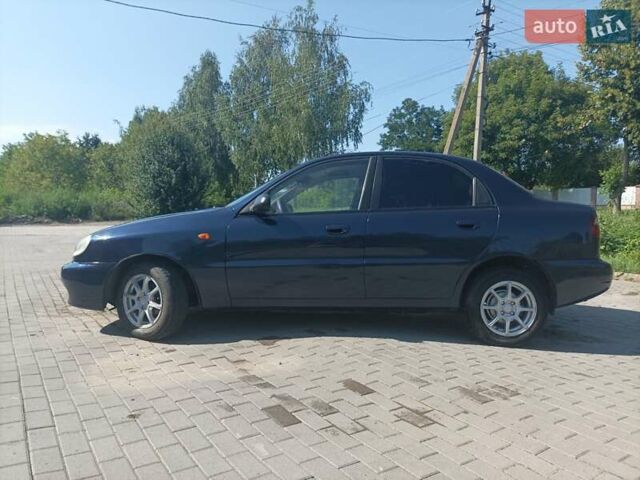 Синий Дэу Ланос, объемом двигателя 1.5 л и пробегом 224 тыс. км за 1999 $, фото 10 на Automoto.ua