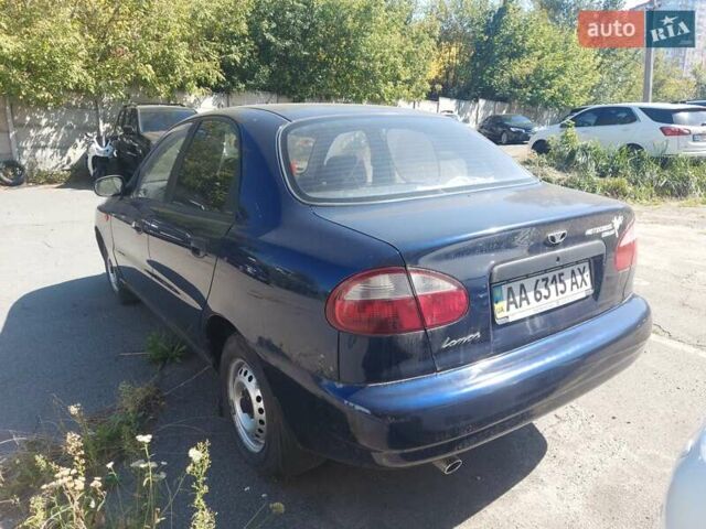 Синий Дэу Ланос, объемом двигателя 1.5 л и пробегом 88 тыс. км за 2200 $, фото 2 на Automoto.ua