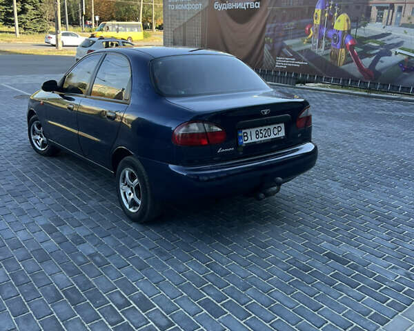 Синий Дэу Ланос, объемом двигателя 1.5 л и пробегом 194 тыс. км за 1399 $, фото 10 на Automoto.ua