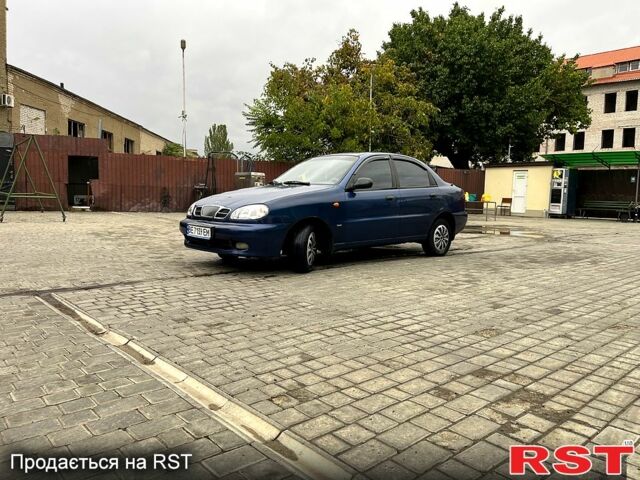 Синий Дэу Ланос, объемом двигателя 1.5 л и пробегом 188 тыс. км за 2850 $, фото 1 на Automoto.ua