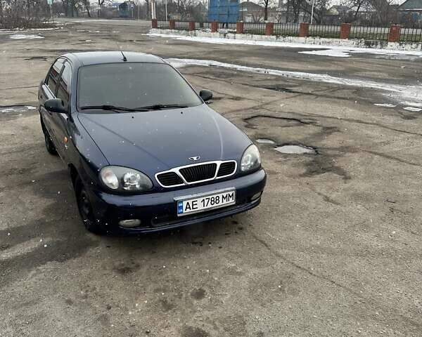 Синий Дэу Ланос, объемом двигателя 1.5 л и пробегом 200 тыс. км за 3500 $, фото 6 на Automoto.ua