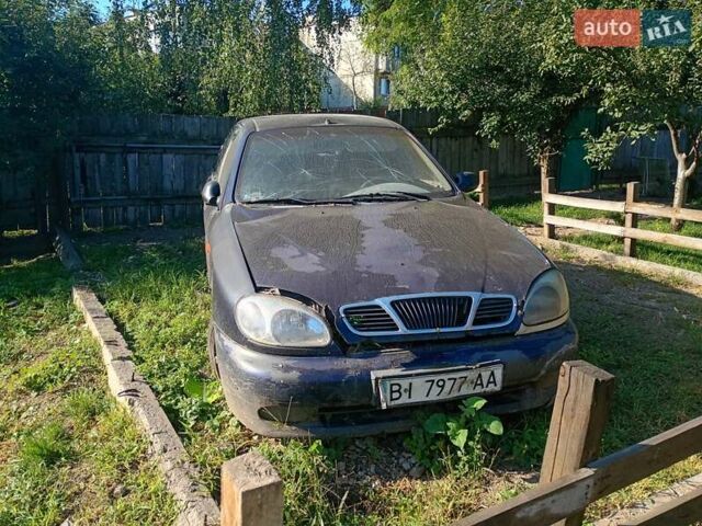 Синий Дэу Ланос, объемом двигателя 1.5 л и пробегом 520 тыс. км за 500 $, фото 3 на Automoto.ua
