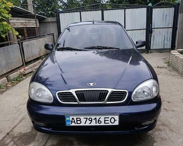 Синий Дэу Ланос, объемом двигателя 1.5 л и пробегом 200 тыс. км за 2200 $, фото 3 на Automoto.ua