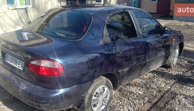 Синій Деу Ланос, об'ємом двигуна 1.3 л та пробігом 150 тис. км за 2500 $, фото 4 на Automoto.ua