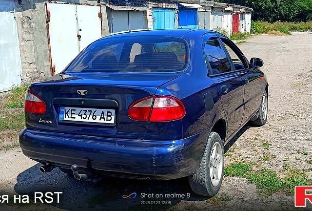 Синий Дэу Ланос, объемом двигателя 1.6 л и пробегом 314 тыс. км за 2700 $, фото 3 на Automoto.ua