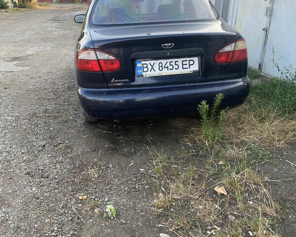Синий Дэу Ланос, объемом двигателя 1.5 л и пробегом 110 тыс. км за 1600 $, фото 3 на Automoto.ua