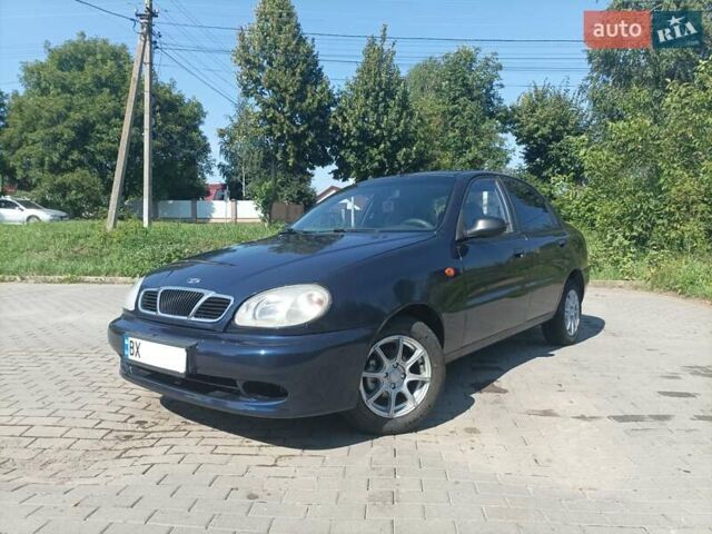 Синий Дэу Ланос, объемом двигателя 1.5 л и пробегом 224 тыс. км за 1999 $, фото 7 на Automoto.ua