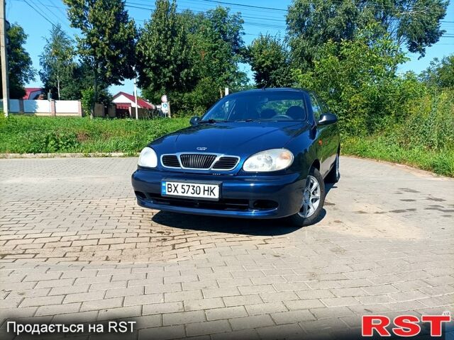 Синий Дэу Ланос, объемом двигателя 1.5 л и пробегом 224 тыс. км за 2199 $, фото 2 на Automoto.ua