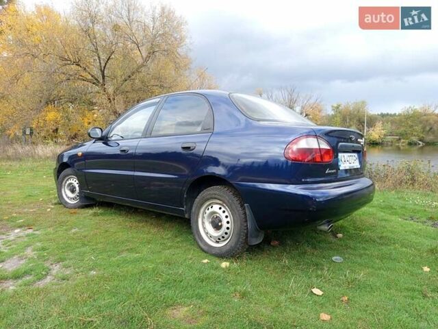 Синий Дэу Ланос, объемом двигателя 1.5 л и пробегом 88 тыс. км за 3400 $, фото 9 на Automoto.ua