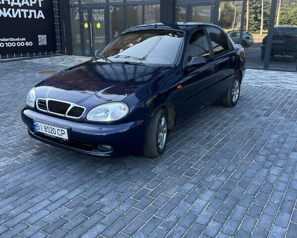 Синий Дэу Ланос, объемом двигателя 1.5 л и пробегом 194 тыс. км за 1399 $, фото 6 на Automoto.ua