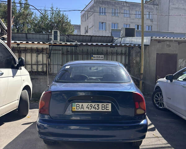 Синий Дэу Ланос, объемом двигателя 1.5 л и пробегом 293 тыс. км за 2500 $, фото 6 на Automoto.ua