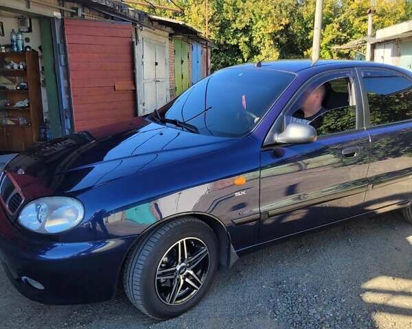 Синий Дэу Ланос, объемом двигателя 1.5 л и пробегом 200 тыс. км за 3500 $, фото 15 на Automoto.ua