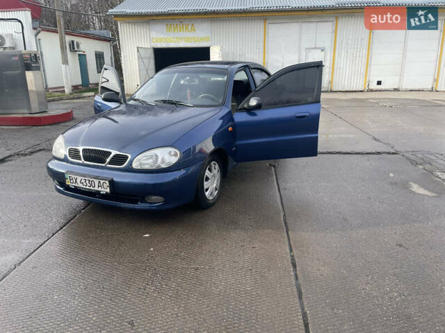 Синий Дэу Ланос, объемом двигателя 1.5 л и пробегом 287 тыс. км за 2500 $, фото 2 на Automoto.ua