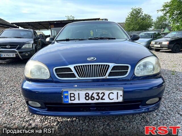 Синий Дэу Ланос, объемом двигателя 1.5 л и пробегом 180 тыс. км за 2499 $, фото 1 на Automoto.ua