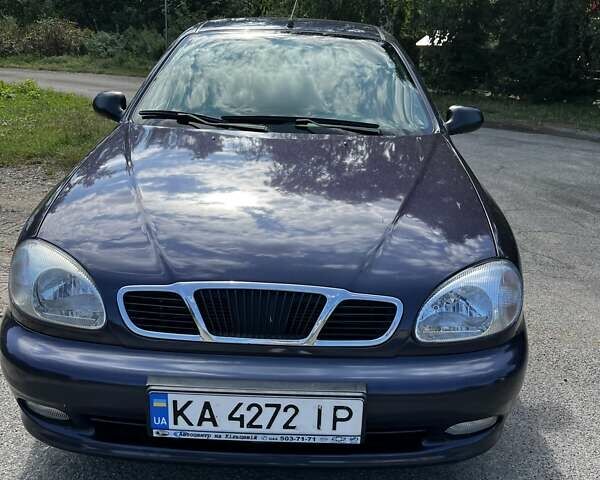 Синий Дэу Ланос, объемом двигателя 1.5 л и пробегом 166 тыс. км за 2500 $, фото 7 на Automoto.ua