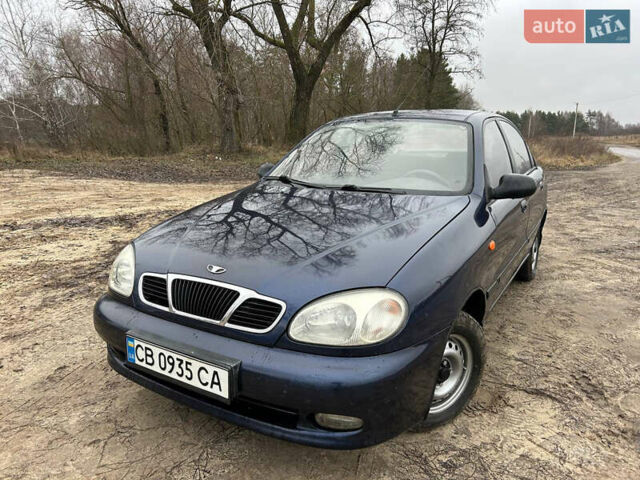 Синий Дэу Ланос, объемом двигателя 1.5 л и пробегом 177 тыс. км за 2100 $, фото 3 на Automoto.ua