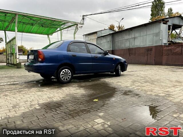 Синий Дэу Ланос, объемом двигателя 1.5 л и пробегом 188 тыс. км за 2850 $, фото 3 на Automoto.ua