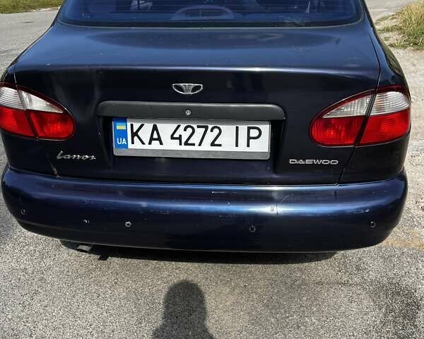 Синий Дэу Ланос, объемом двигателя 1.5 л и пробегом 166 тыс. км за 2500 $, фото 4 на Automoto.ua