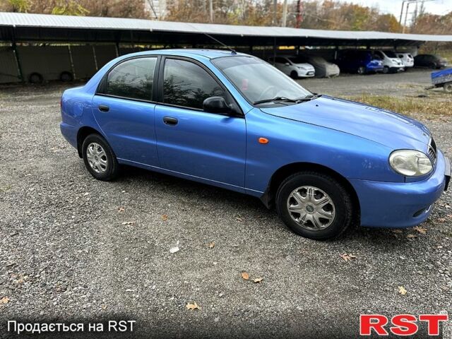 Синий Дэу Ланос, объемом двигателя 1.5 л и пробегом 203 тыс. км за 2300 $, фото 3 на Automoto.ua