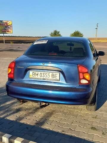 Синий Дэу Ланос, объемом двигателя 1.5 л и пробегом 304 тыс. км за 3500 $, фото 5 на Automoto.ua